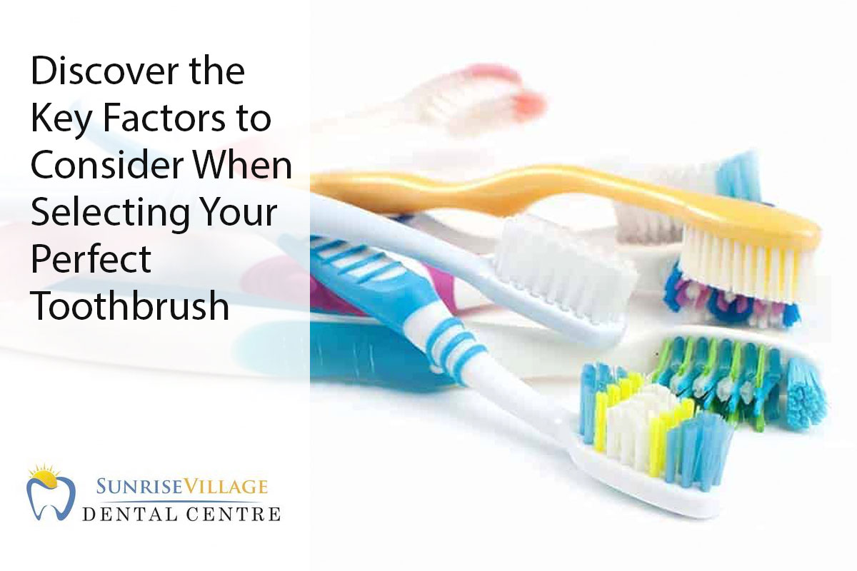 selecting toothbrush